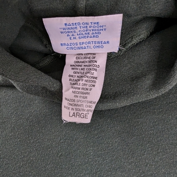 VTG Tigger Green Long Sleeve Turtleneck Embroidered - Picture 5 of 7